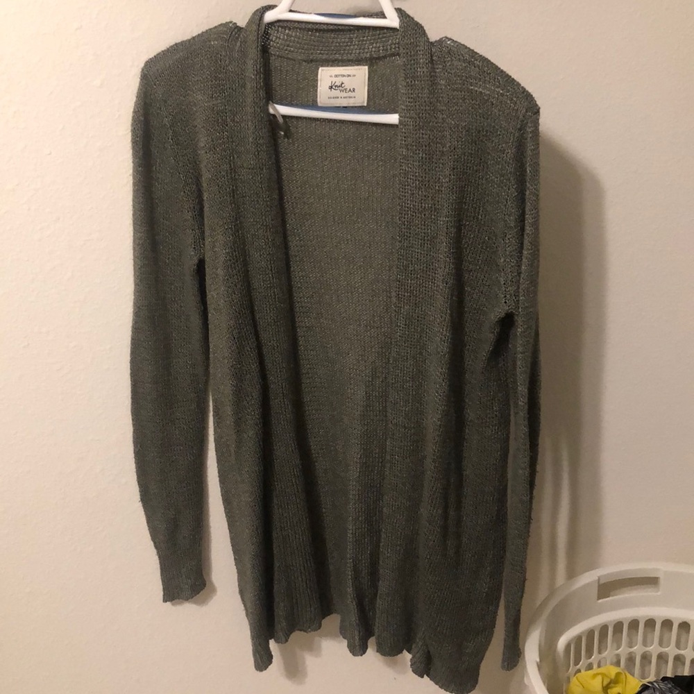 Grey cardigan from Cotton On